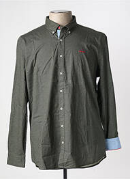 Chemise manches longues coupe cintrée vert NEW ZEALAND AUCKLAND homme