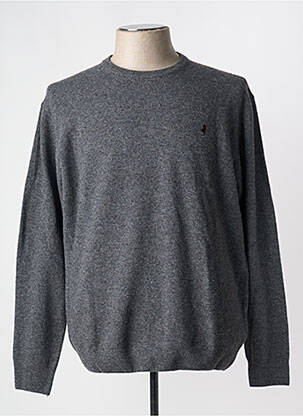 Pull stretch manches longues gris MCS homme
