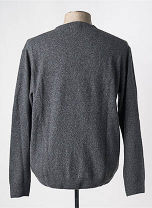 Pull stretch manches longues gris MCS homme