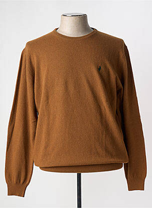 Pull stretch manches longues jaune MCS homme