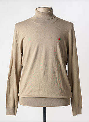 Pull col roulé marron SCOTCH & SODA pour homme