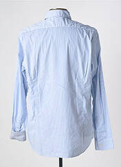 Chemise manches longues bleu FIL NOIR pour homme seconde vue