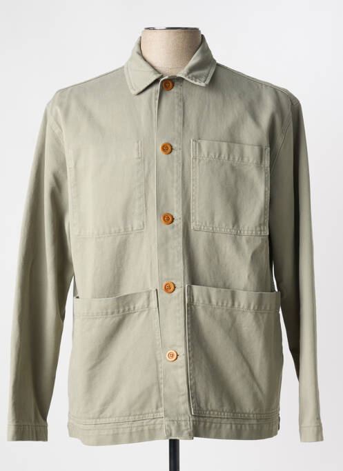 Veste casual fermeture boutonnée sur le devant vert OLOW homme