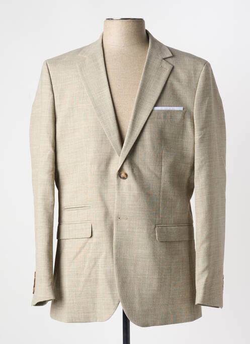Blazer tissage chiné beige SELECTED homme