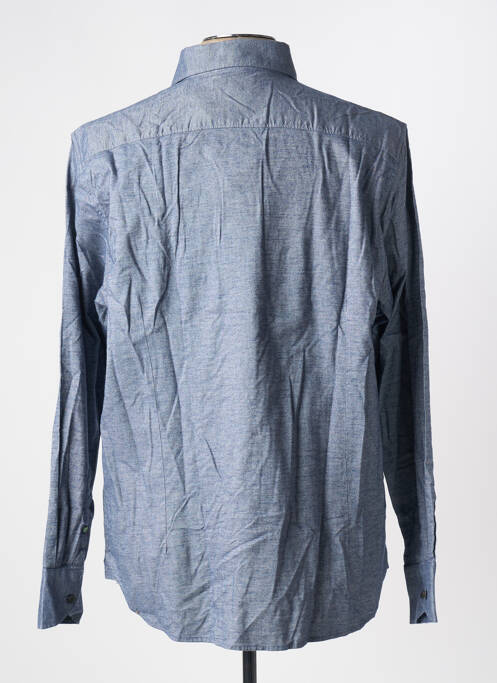 Chemise manches longues coupe cintrée bleu DSTREZZED homme