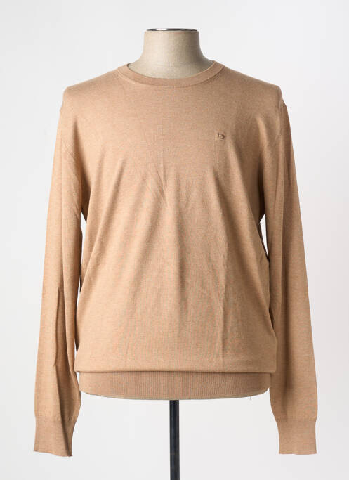 Pull stretch manches longues marron SCOTCH & SODA homme