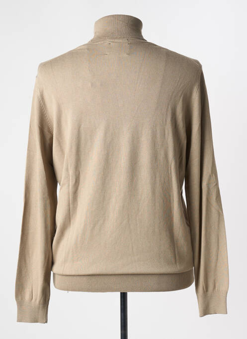 Pull col roulé marron SCOTCH & SODA pour homme