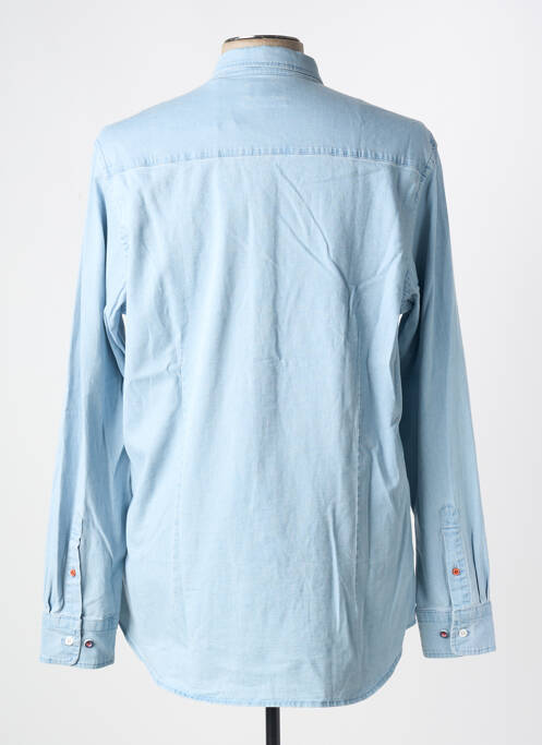 Chemise manches longues bleu NEW ZEALAND AUCKLAND pour homme