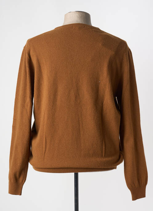 Pull stretch manches longues jaune MCS homme