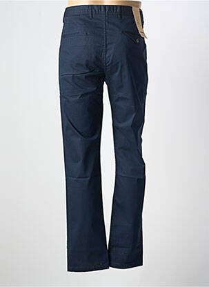 Pantalon chino fermeture zippée sous rabat boutonné bleu SCOTCH & SODA femme