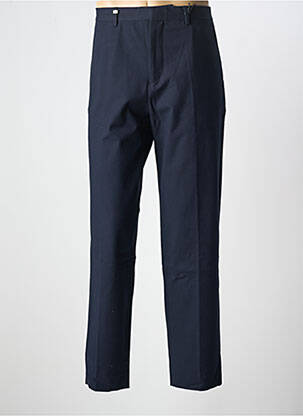 Pantalon slim fermeture zippée sous rabat avec crochet bleu IKKS homme