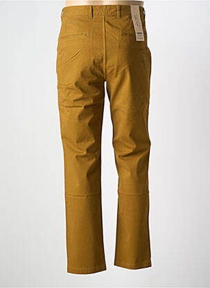 Pantalon chino fermeture zippée sous rabat boutonné marron SCOTCH & SODA femme