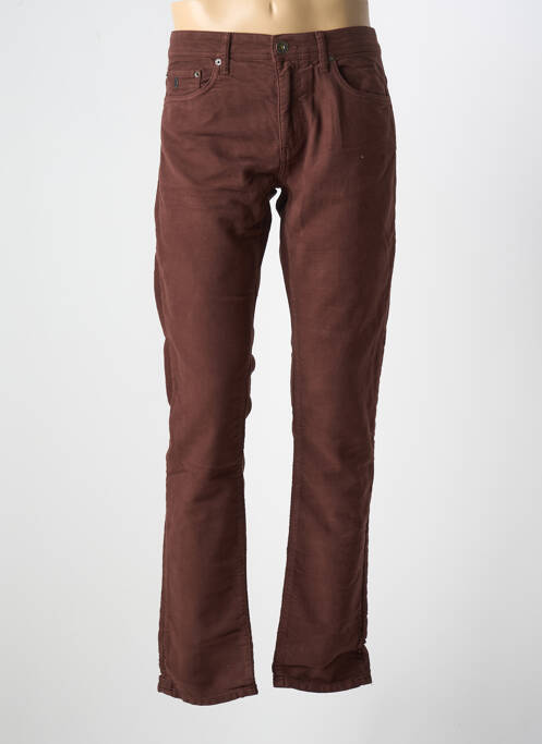 Pantalon droit marron MCS pour homme