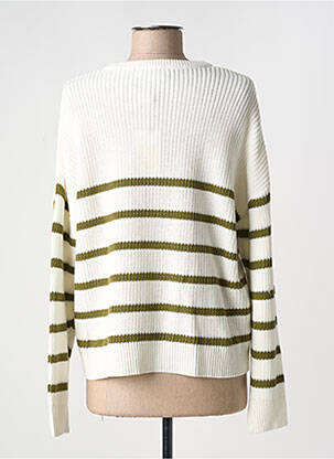 Pull stretch manches longues blanc VILA femme