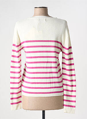 Pull coupe cintrée manches longues beige LA PETITE ETOILE femme