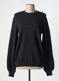 Pull coupe cintrée manches longues noir B.YOUNG femme