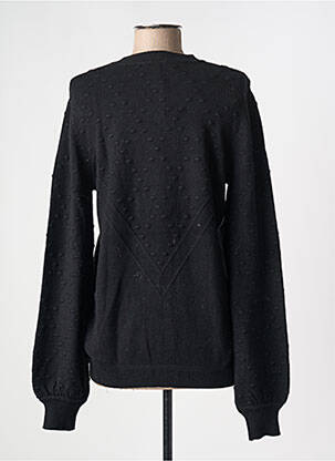 Pull coupe cintrée manches longues noir B.YOUNG femme