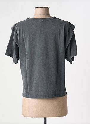 T-shirt coupe droite manches courtes gris PIECES femme