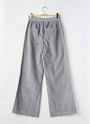 Pantalon flare taille élastique gris THINKING MU femme