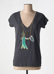 T-shirt gris LEON & HARPER pour femme seconde vue