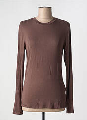 T-shirt marron ICHI pour femme seconde vue