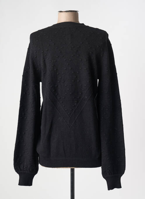 Pull coupe cintrée manches longues noir B.YOUNG femme