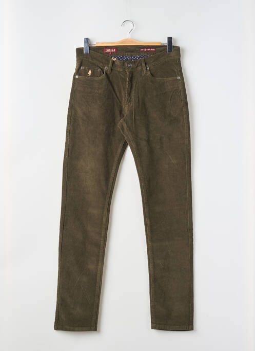 Pantalon slim poches vert MCS femme