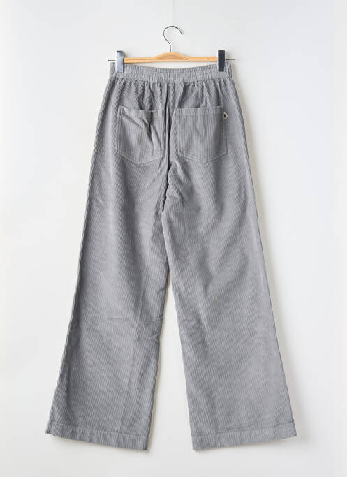 Pantalon flare taille élastique gris THINKING MU femme