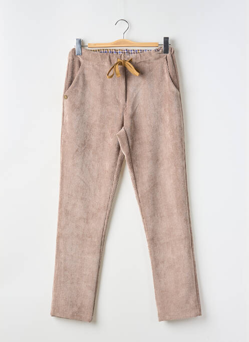 Pantalon droit beige PAKO LITTO pour femme