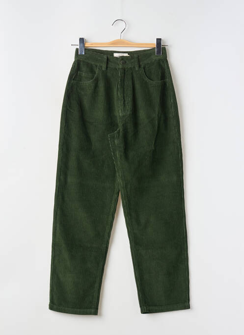 Pantalon droit vert THINKING MU pour femme