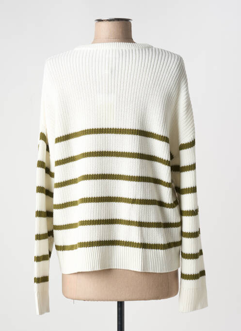 Pull stretch manches longues blanc VILA femme