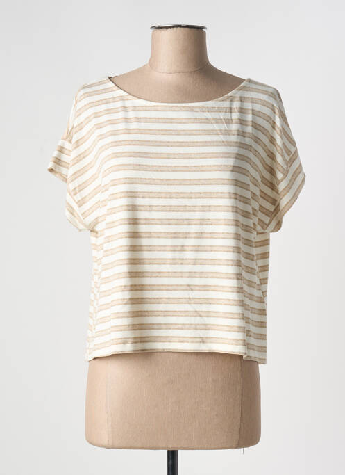 Top beige PAKO LITTO pour femme