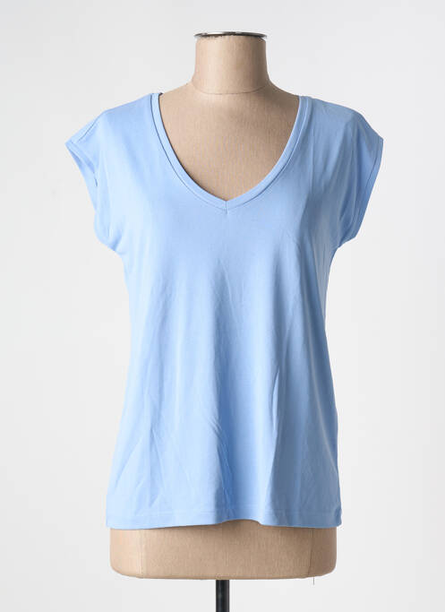 T-shirt bleu PIECES pour femme