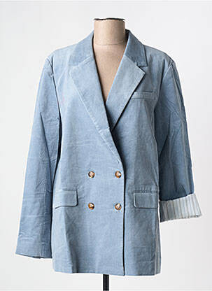 Blazer fausses poches bleu LA PETITE ETOILE femme