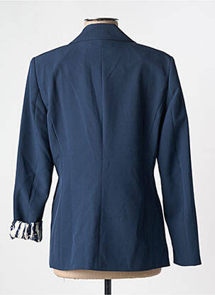 Blazer coupe cintrée bleu ICHI femme