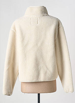 Veste casual coupe droite beige THINKING MU femme