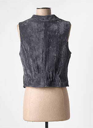 Gilet sans manche doublure gris PAKO LITTO femme