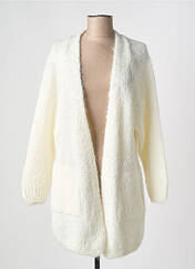 Gilet manches longues blanc MARIE ILE DE RE pour femme seconde vue