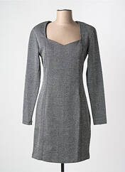 Robe courte noir ICHI pour femme seconde vue