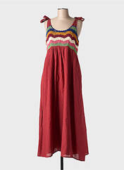 Robe longue rouge LEON & HARPER pour femme seconde vue