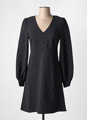Robe mi-longue noir ICHI pour femme seconde vue