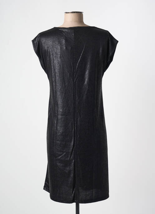 Robe courte manches courtes manches courtes noir PIECES femme
