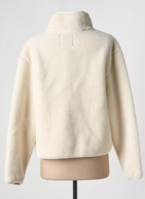 Veste casual coupe droite beige THINKING MU femme