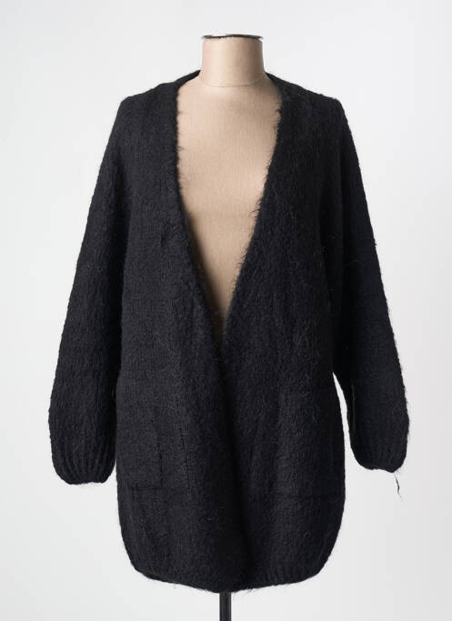 Gilet manches longues noir MARIE ILE DE RE pour femme