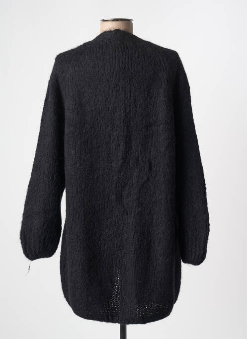 Gilet manches longues noir MARIE ILE DE RE femme