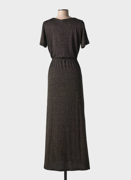 Robe longue noir PIECES pour femme