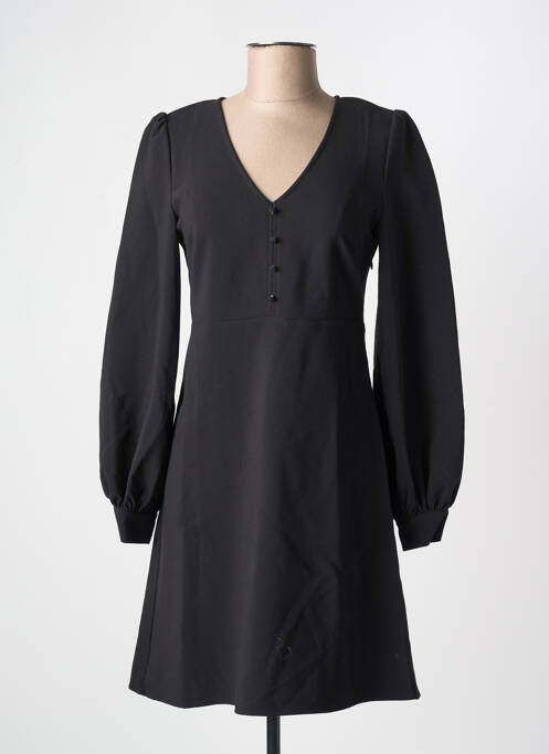 Robe mi-longue noir ICHI pour femme