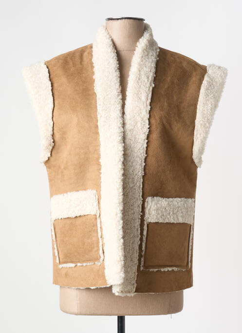 Veste casual beige ICHI pour femme