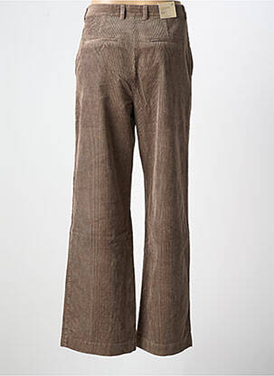 Pantalon flare stretch taille haute marron PART TWO femme