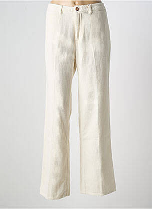 Pantalon flare stretch taille normale beige LABDIP femme